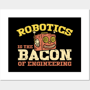 Robot T-Shirt For Engineers Programmers And Geeks Posters and Art